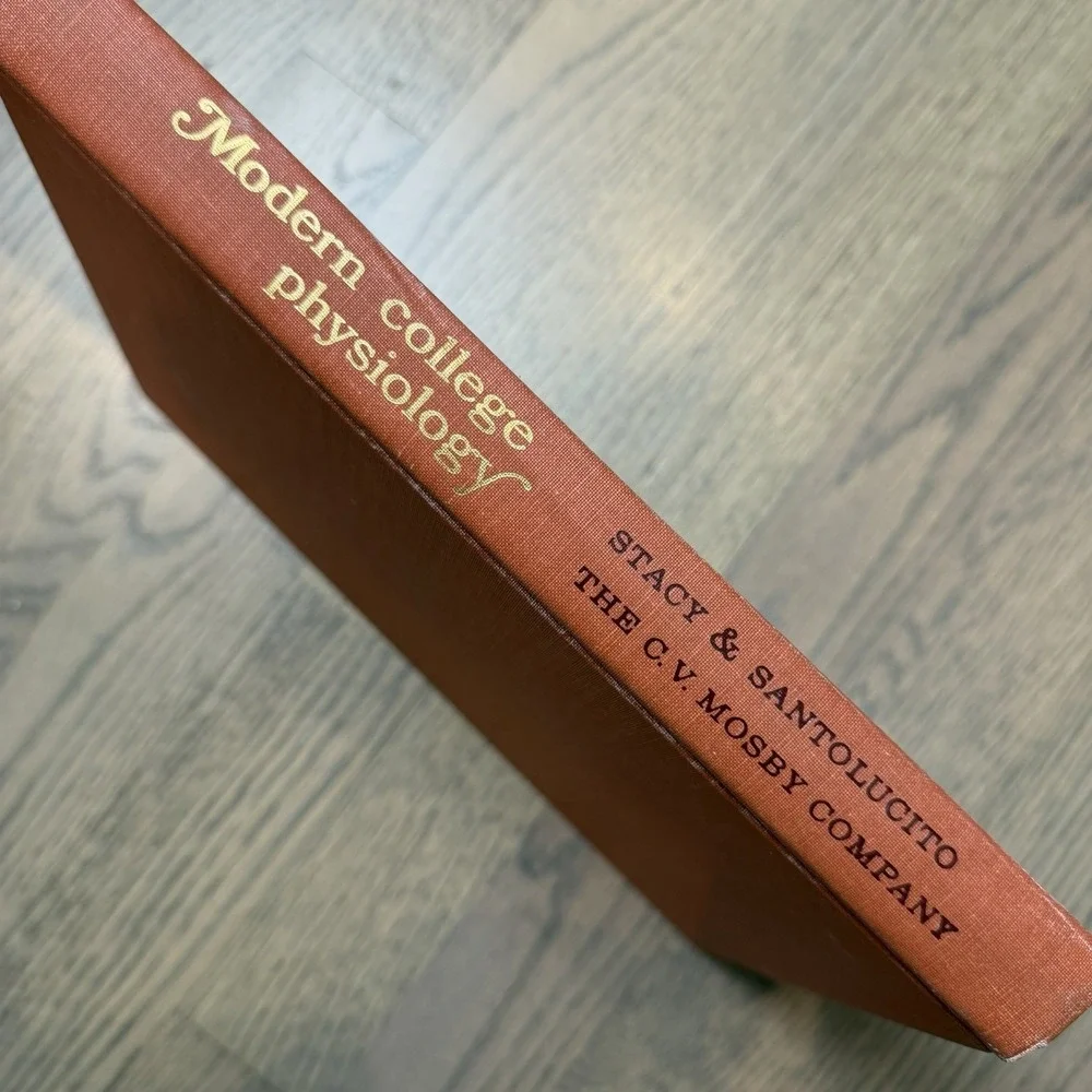 Modern College Physiology - Stacy, Santolucito– Rare Vtg Medical Textbook 1966